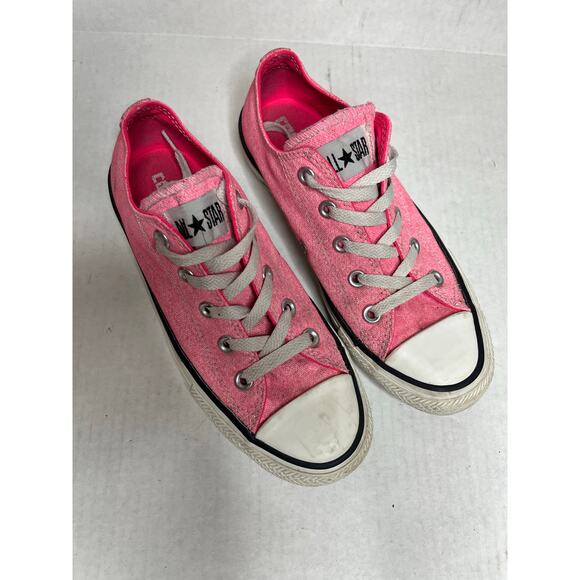 Converse All Star Chuck Taylor Canvas Pink Barbiecore Womens Shoes Size 6 - Picture 2 of 6